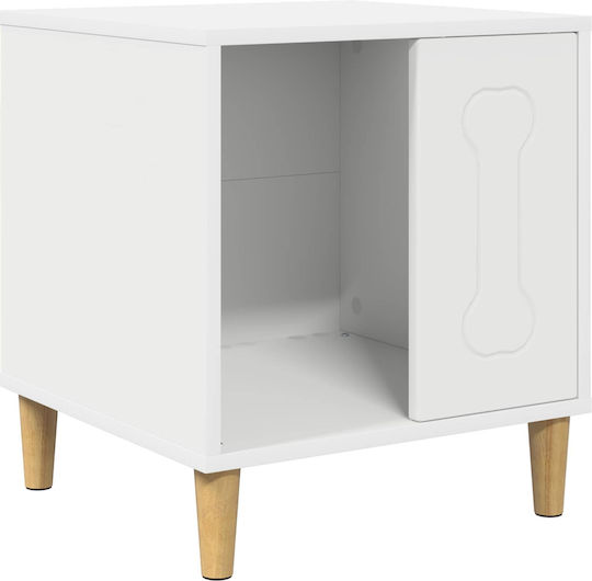 vidaXL Dog House Indoor & Outdoor White 44x42x49cm