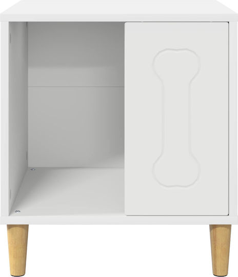 vidaXL Dog House Indoor & Outdoor White 44x42x49cm
