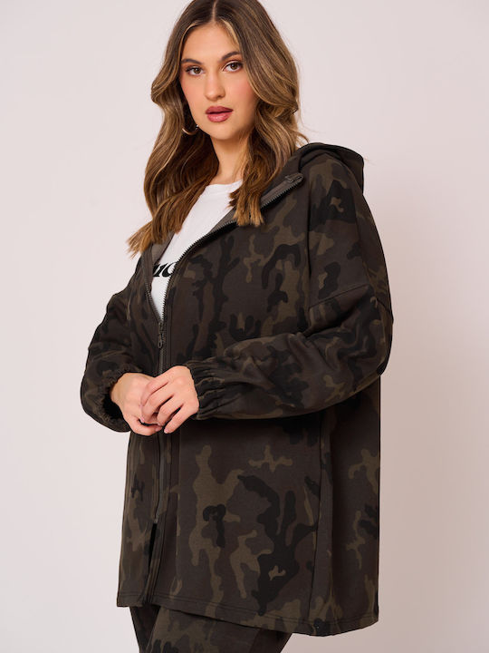 Long Women's Cardigan Green