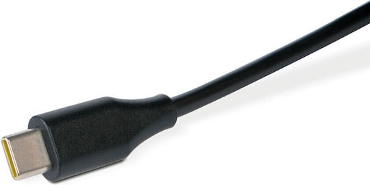 Încărcător adaptor Type-C 90W 5-20V 1.8 m negru