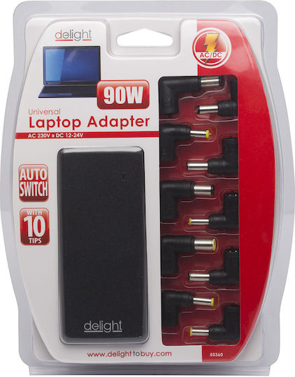 Universal Automatic Laptop Charger 12-24v/5-6a 90w