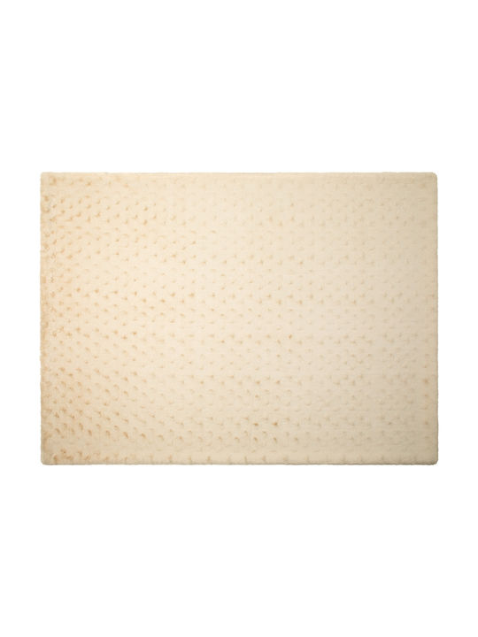 Butlers Shetland Furry Double Blanket 200x150cm Cream
