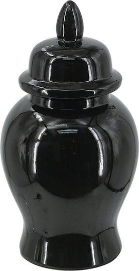 Artekko Ceramic Vase Melania Black Φ16xH31cm
