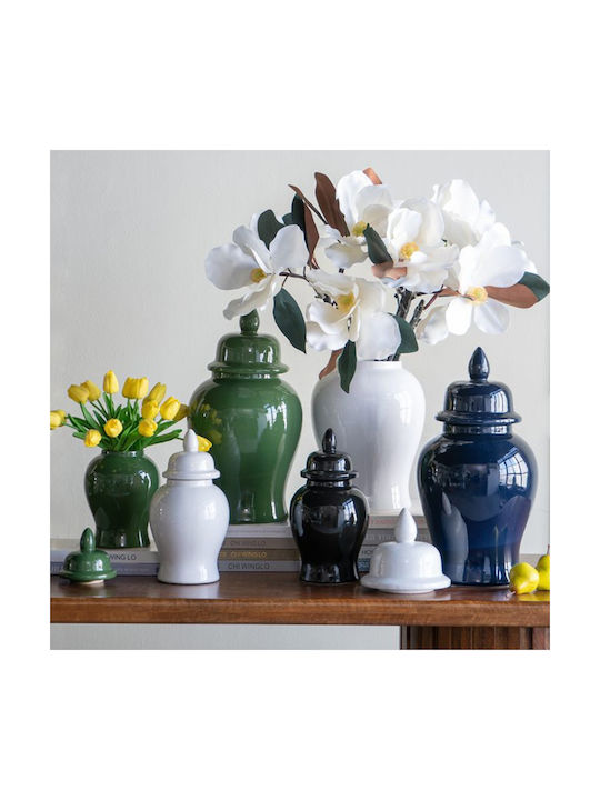 Artekko Decorative Vase Melania Black 16x16x31cm