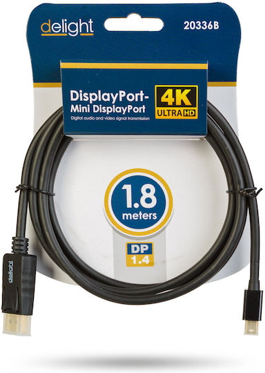 DisplayPort-zu-Mini-DisplayPort-Kabel 1.4 4k Hdr 1,8 m