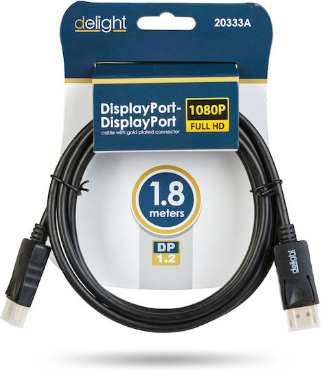 DisplayPort-Kabel Zu DisplayPort 1.2 FullHD 1080p + MST 1,8 m