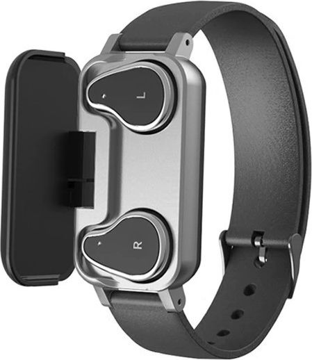 T89 & Bluetooth Earbuds Smartwatch mit Pulsmesser (Schwarz)
