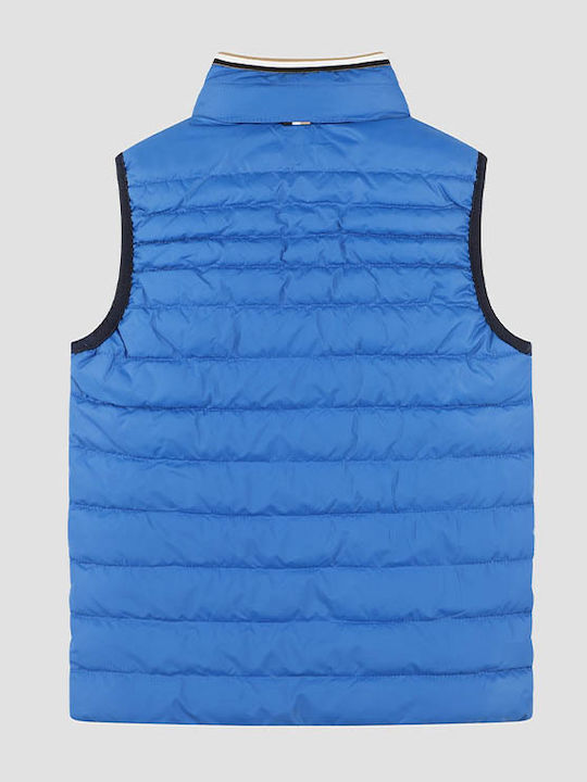 Kinder Freizeitjacke Ärmellos Beidseitig Blue