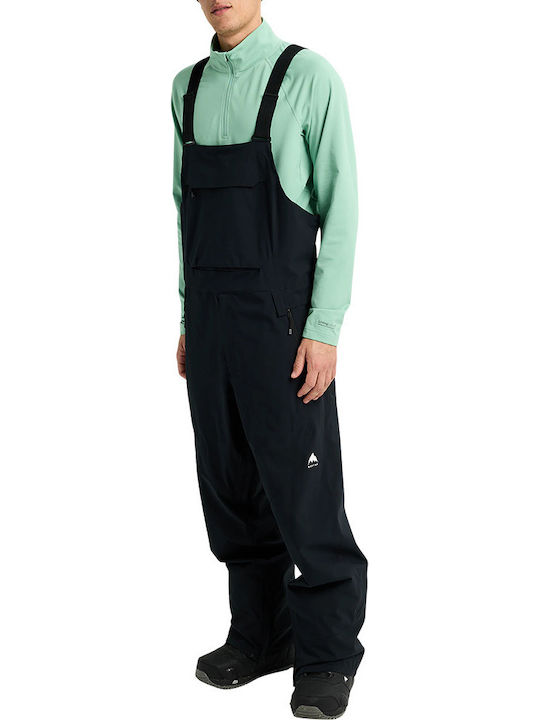 Burton Reserve 2l Stretch Snow 3026510ARA04 Men's Dungarees for Ski & Snowboard Black