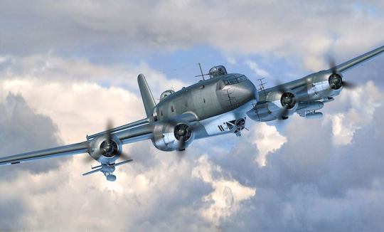 Assembly Model Revell Focke-wulf Fw 200 C-5/c-8 Airplane 240 Pieces