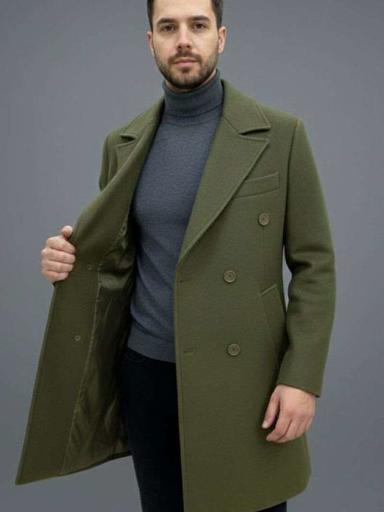 Men's Half Coat Khaki