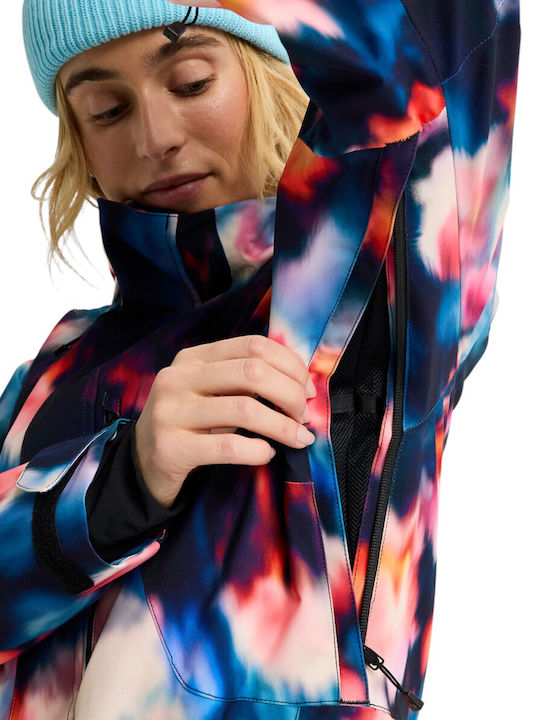 Burton Reserve 2l Insulated 3025810EZHRG Γυναικείο Μπουφάν για Σκι & Snowboard Πολύχρωμο