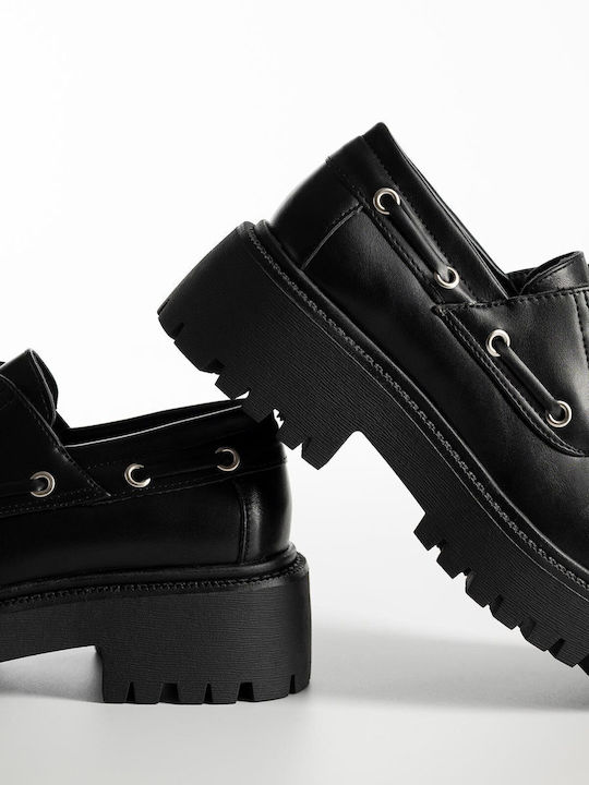 Γυναικεία Oxfords σε Μαύρο Χρώμα