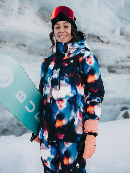 Burton Reserve 2l Insulated 3025810EZHRG Γυναικείο Μπουφάν για Σκι & Snowboard Πολύχρωμο