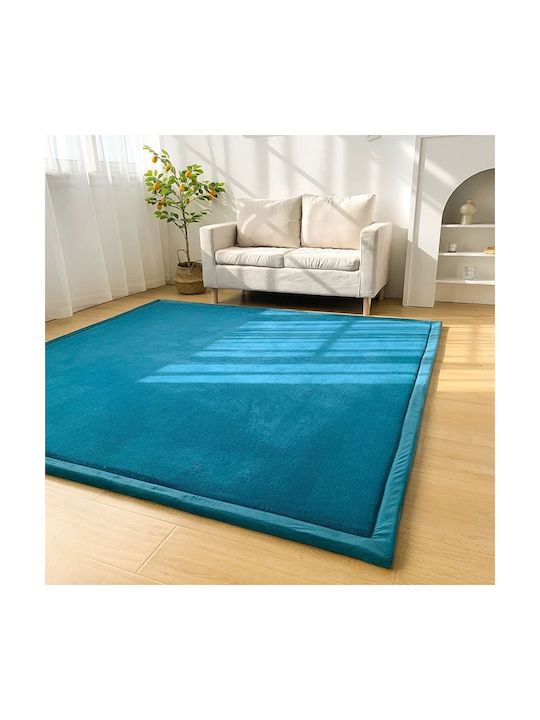 Kids Rug Play Mat Stillwater Blue Soft 3cm 200 x 150 cm