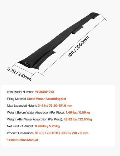 Vevor Household Accessories 21x21cm FHPZSJHFHT30UHMJ2001V0 8pcs