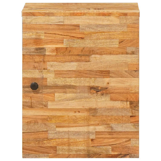 vidaXL Waschtisch ohne Waschbecken L38xB33.5xH48cm Natural
