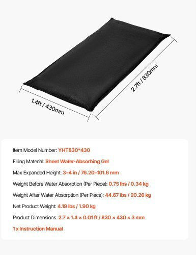 Vevor Trash Bags Reinforced by the Kilo 83x43cm 6pcs Beige