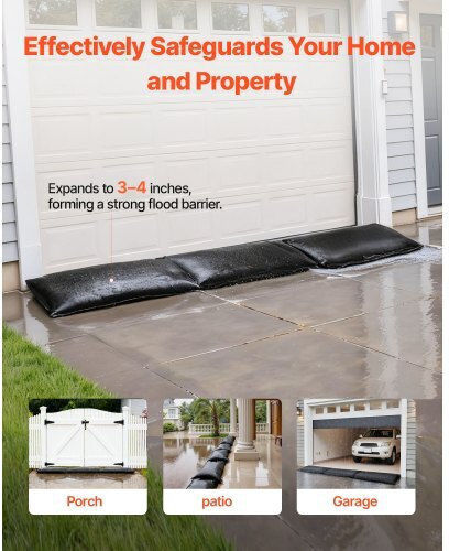 Vevor Trash Bags Reinforced by the Kilo 83x43cm 6pcs Beige