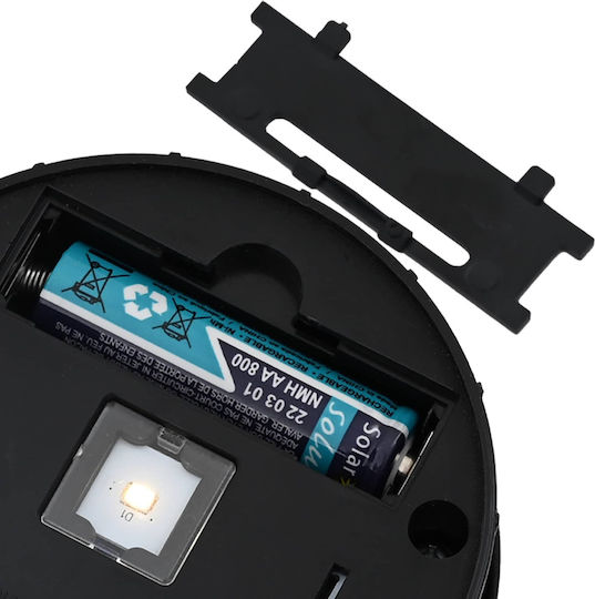 vidaXL Set of 2 Solar Lights Street Warm White with Photocell 18cmx18cmx80cmcm