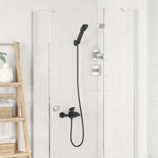 vidaXL Handheld Showerhead with Hose