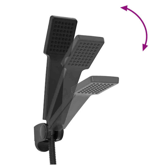 vidaXL Handheld Showerhead with Hose