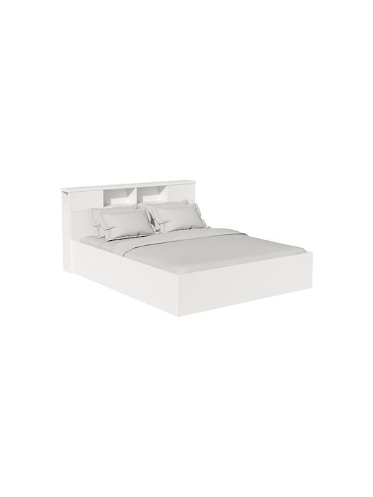Σετ Κρεβατοκάμαρας Olympus White με Τάβλες 140x200εκ. 3τμχ