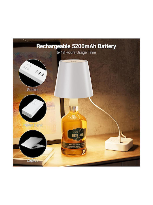 Decorative Lamp Bottle White