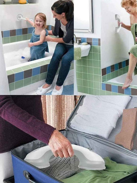 Uncle George Bathroom Grab Bar 29.5cm White