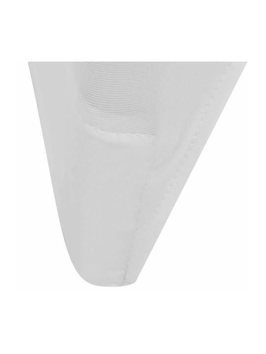vidaXL Elastische Abdeckung für Stuhl White 50Stück 241196
