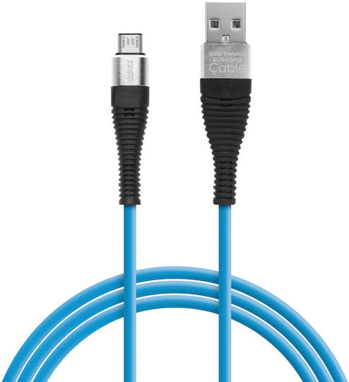 Delight Cablu De Date Micro USB Cu Înveliș Din Silicon 4 Culori 1 M