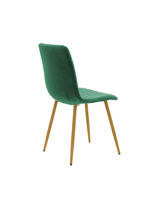 Noor Dining Room Velvet Chair Cypress 44x53x86cm
