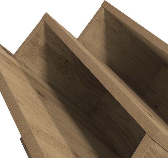 vidaXL Θήκη Περιοδικών Ξύλινη Καφέ 53x28.5x65εκ.