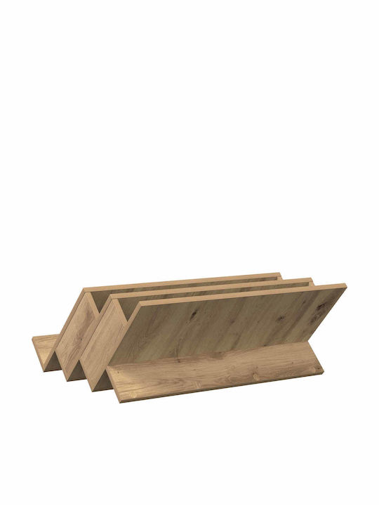 vidaXL Стойка за списания Дърво Кафяв 53x28.5x65бр 1бр
