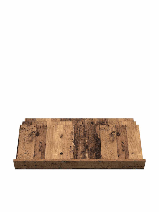 vidaXL Стойка за списания Дърво Кафяв 53x28.5x90бр 1бр