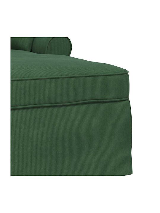 Moderner Stoff Liegestuhl Grün 91x157x91cm 42022952
