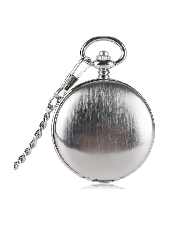 Herrenuhr 47mm Taschen Batterie Silber