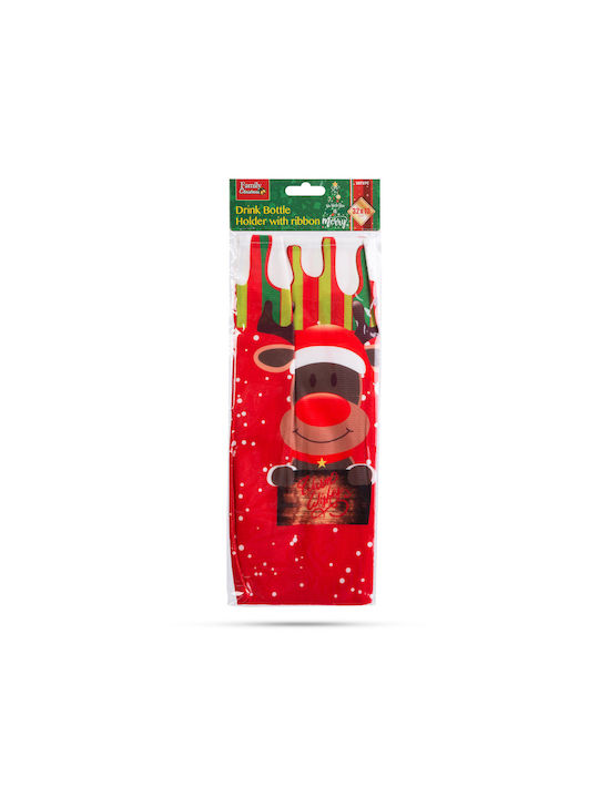 Christmas Bottle Cover L32xW12.5cm.