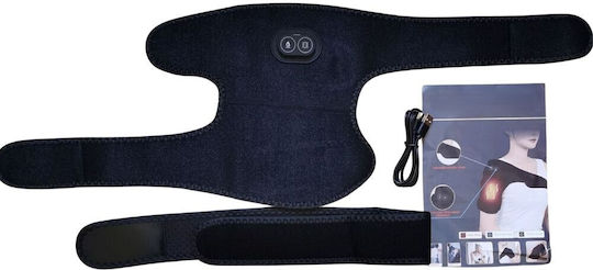 Zola Elektrische Massager Gegen Cellulite Heizungs Vibrationsgerät Zielbereich 3 Einstellbare Riemen USB 62 X 23 Cm Schwarz