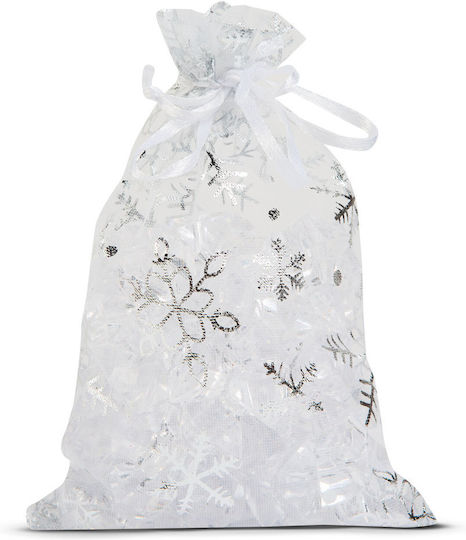 Sac pentru Cadou Argintiu 10x15cm. 12buc