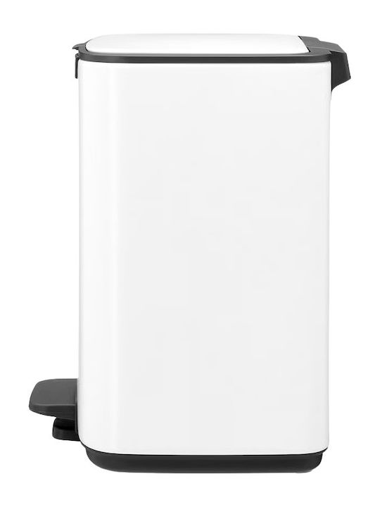 Brabantia Μεταλλικό Καλαθάκι Μπάνιου 4lt Λευκό