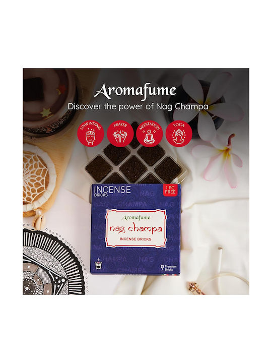 Αρωματικά Τουβλάκια Θυμιάματος Nag Champa Incense Bricks 10τμχ