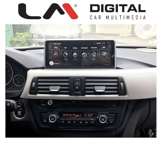LM Digital Sistem Audio Auto Pentru BMW Serie 3 / F30 / Serie 4 (F32) 2013-2016 (Bluetooth/USB/Wi-Fi/GPS/Apple CarPlay/Android Auto) Cu Ecran Tactil 12.33"