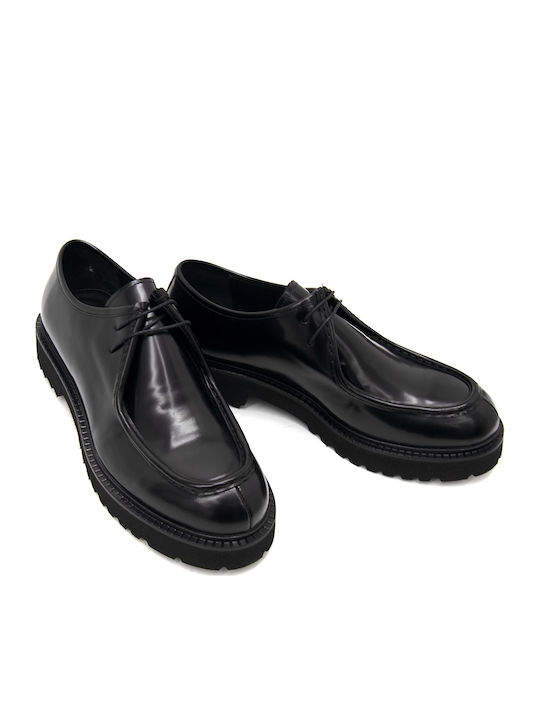 Men's Leather Casual Shoes Black