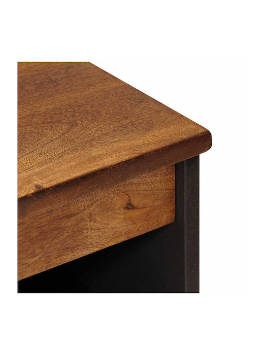 Office Storage Solid Wood Cabinet Walnut L60xW33.5xH75cm