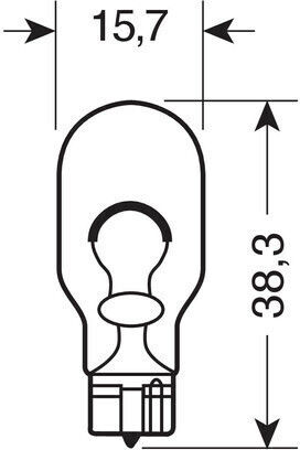 Osram Λάμπες Αυτοκινήτου Original Line W16W 12V 16W 10τμχ