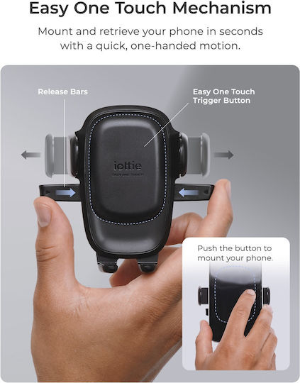 iOttie Easy One Touch Car Mobile Mount with Case Black