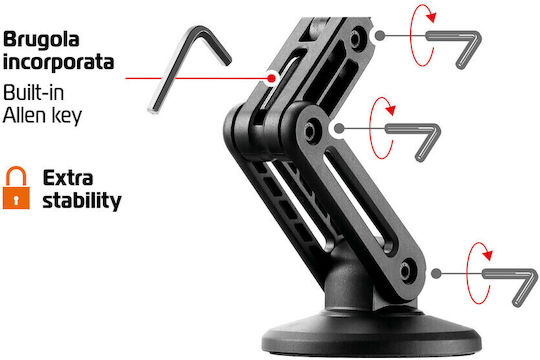 Lampa Pro Car Mobile Mount with Magnet MagSafe Black