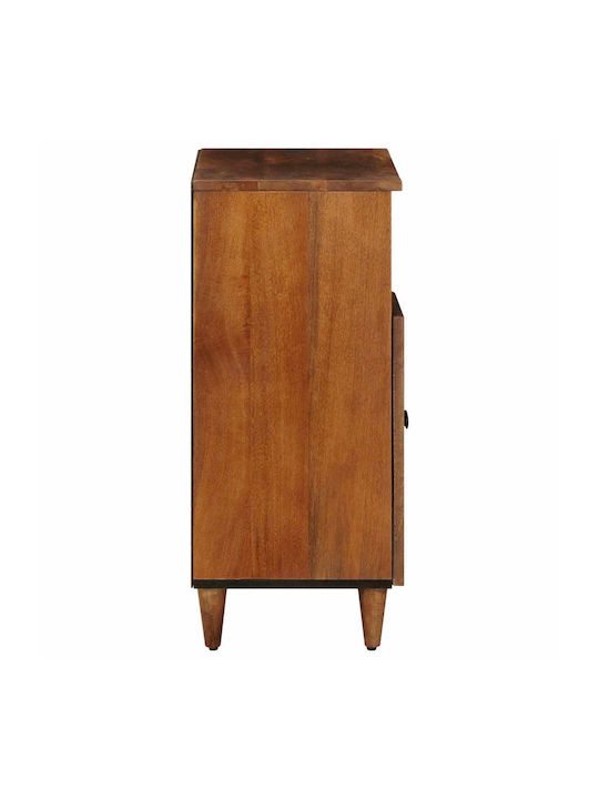 Office Storage Solid Wood Cabinet Walnut L60xW33.5xH75cm
