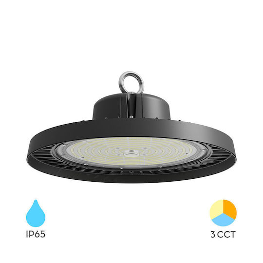 Braytron Commercial Bell Light 17000lm with Built-in LED Black